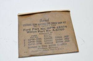 Ford-GPW-Steering-gear-housing-shim-kit-Jeep-WW2-202767092071