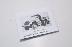Diamond-T-972-Dumper-G509-Data-Plate-set-complete-NEW-MADE-RARE-RARE-RARE-201968377062
