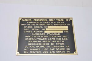 Halftrack-M5-IHC-International-Dataplate-BRASS-G147-WW2-203015358657