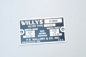 Jeep-Willys-MB-G503-Jeep-WW2-Filterette-box-Data-Plate-ZINC-201976112477